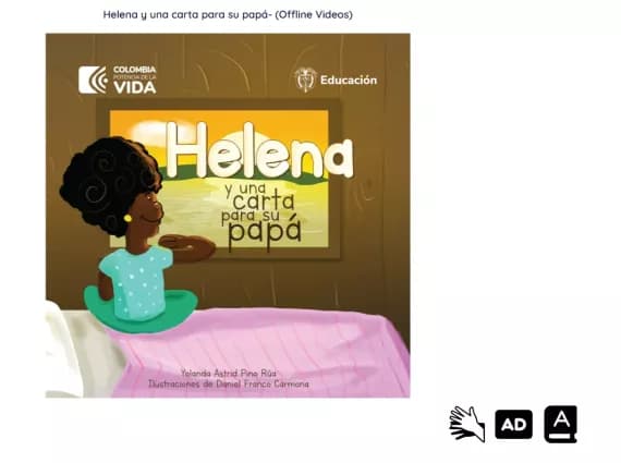 Helena y una carta para su papá